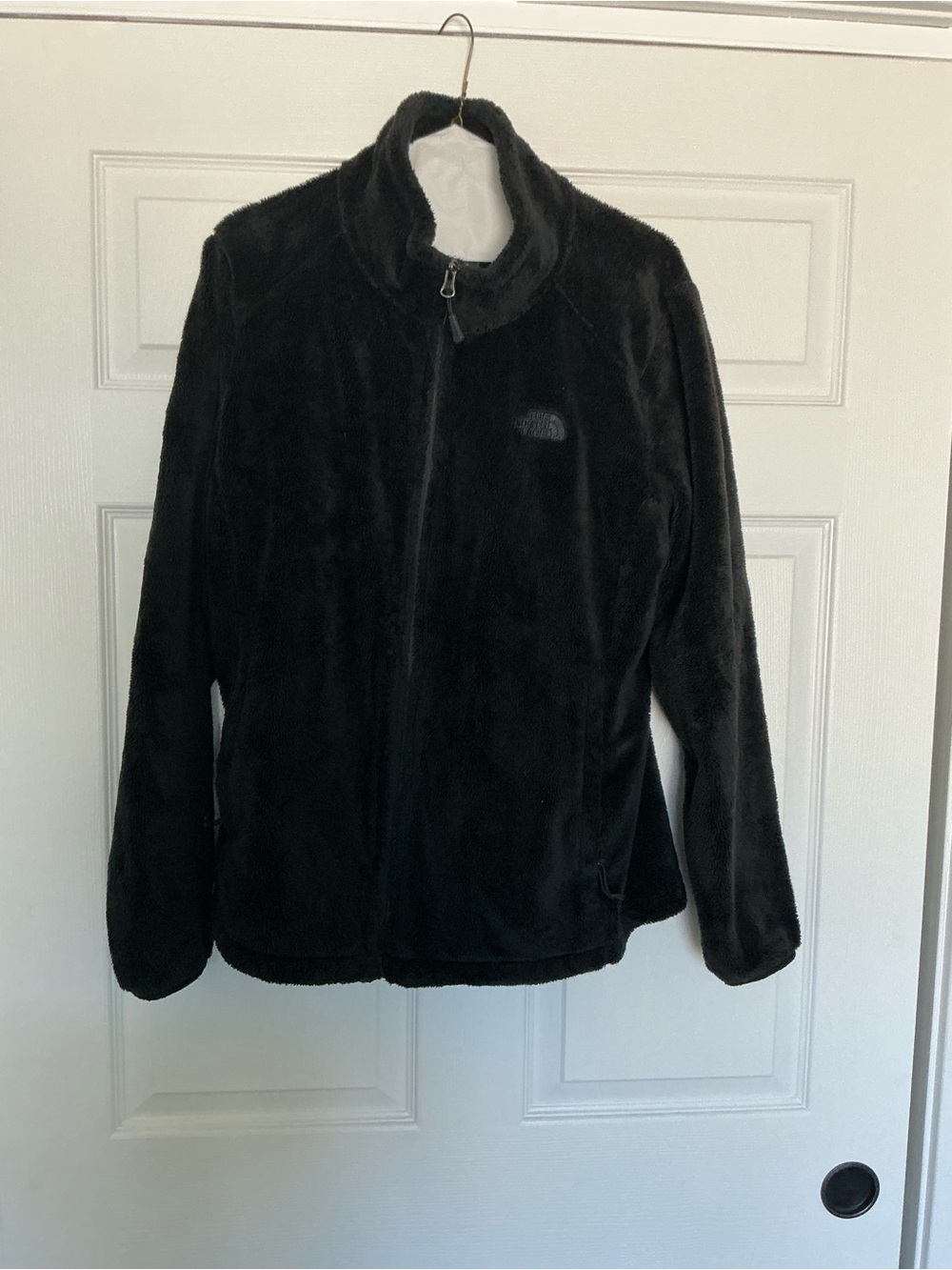 The North Face Osito Black Fleece Zip-Up Jacket